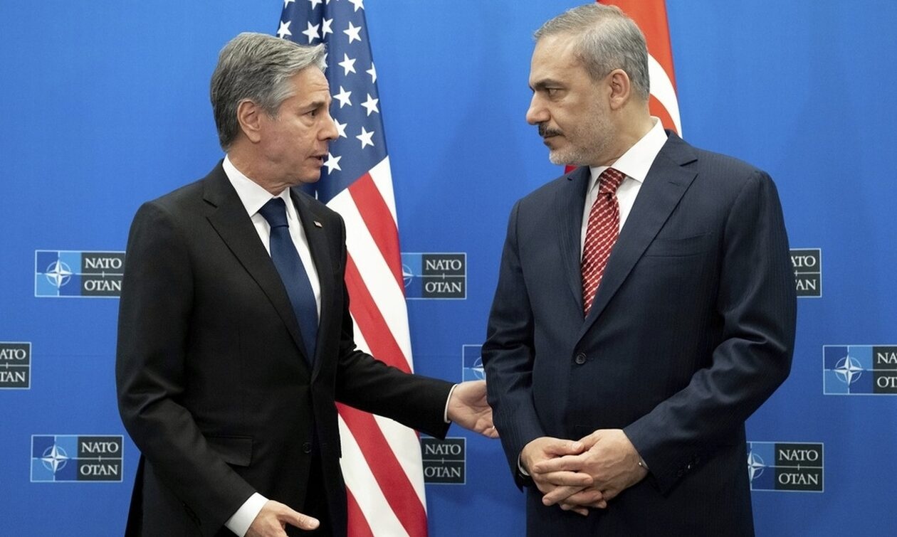 Άντονι Μπλίνκεν και Χακάν Φιντάν «τα είπαν» για Κυπριακό, F–16 και Γάζα
