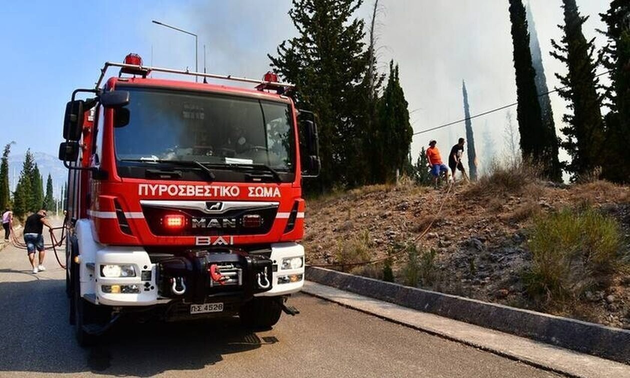 Φωτιά τώρα στην Ερέτρια: Επιχειρούν επίγειες και εναέριες δυνάμεις - Μήνυμα του 112 για ετοιμότητα