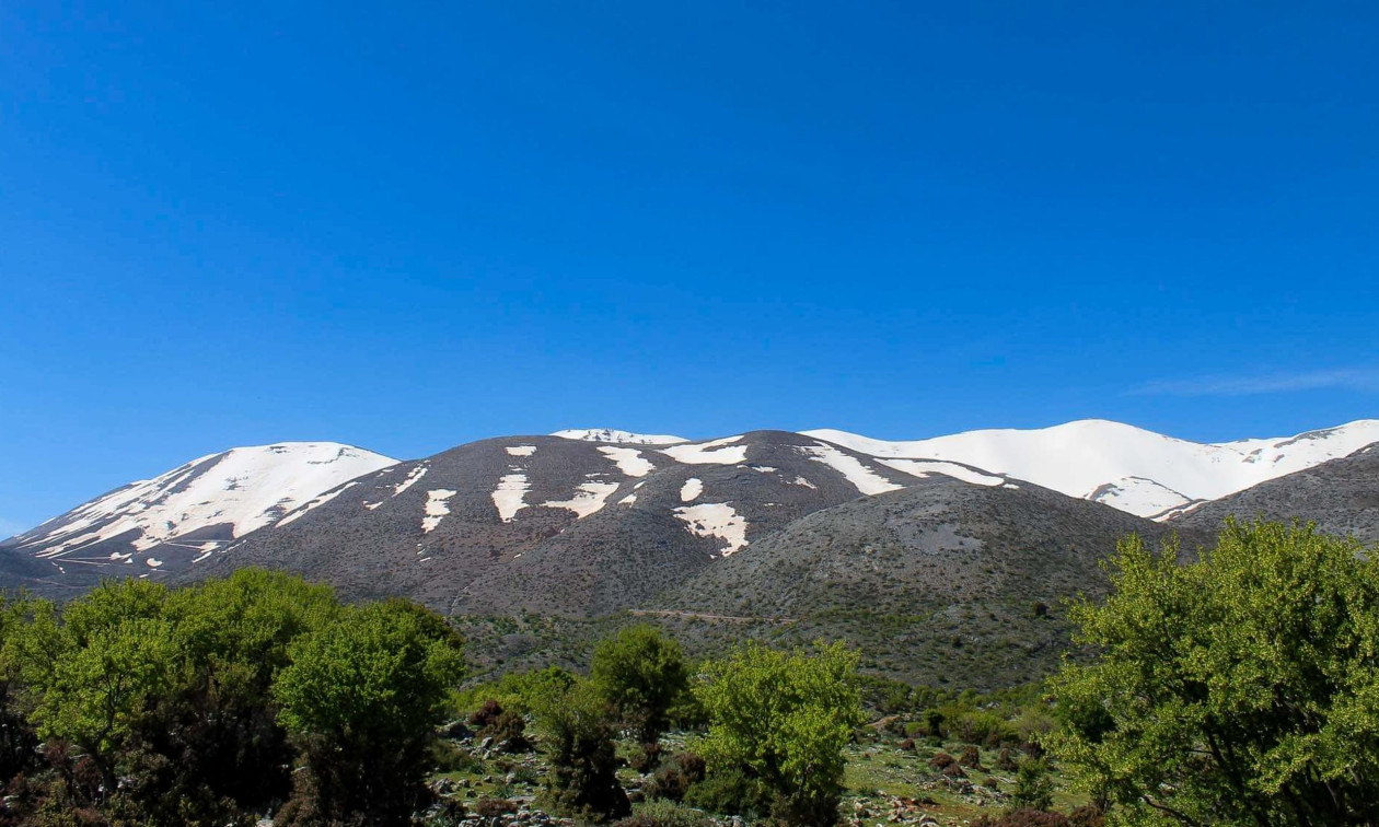 Η «λευκή» Κρήτη από το διάστημα - Εντυπωσιακή δορυφορική λήψη μετά τις χιονοπτώσεις