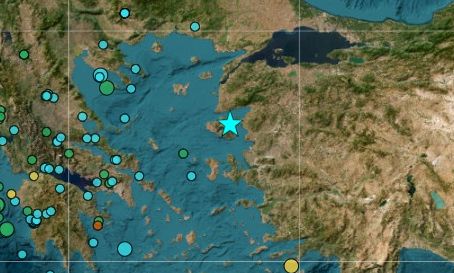 Ισχυρός σεισμός 5,1 Ρίχτερ στη Μυτιλήνη