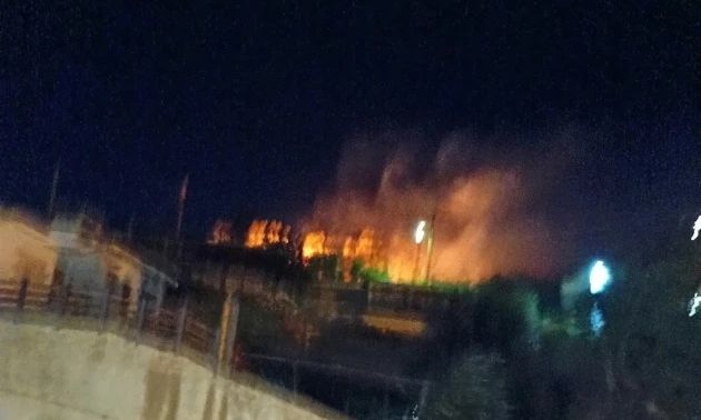 Υπό έλεγχο η φωτιά στην Ιεράπετρα - Ισχυροί άνεμοι δυσκόλεψαν την κατάσβεση