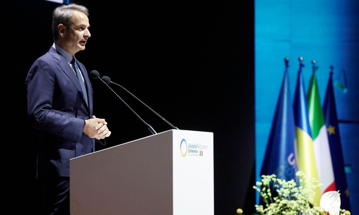 Μητσοτάκης: Είμαστε εδώ σήμερα όχι μόνο ως φίλοι της Ουκρανίας αλλά και ως υπερασπιστές αξιών