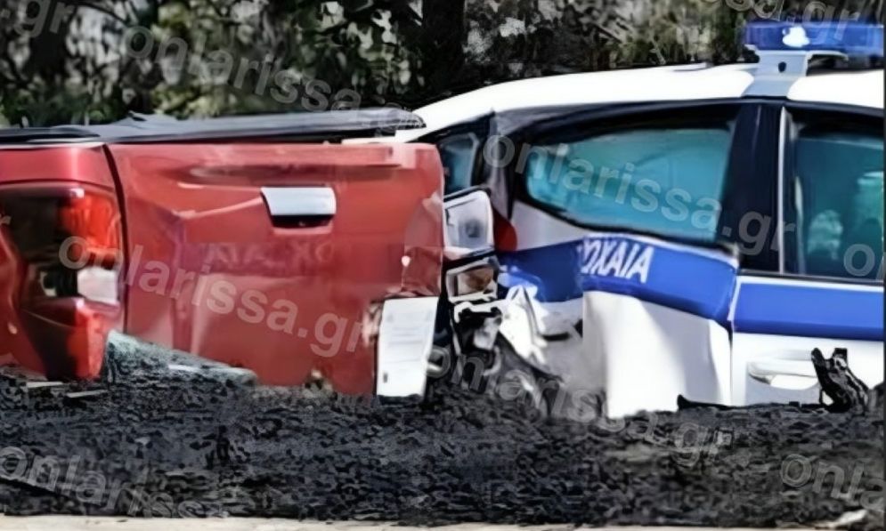 Λάρισα: Κινδύνευσαν και πυροσβέστες εκτός από αστυνομικούς στο τροχαίο στην εθνική οδό