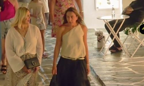 Ράνια Θρασκιά: Διακοπές στη Μύκονο με φίλη της