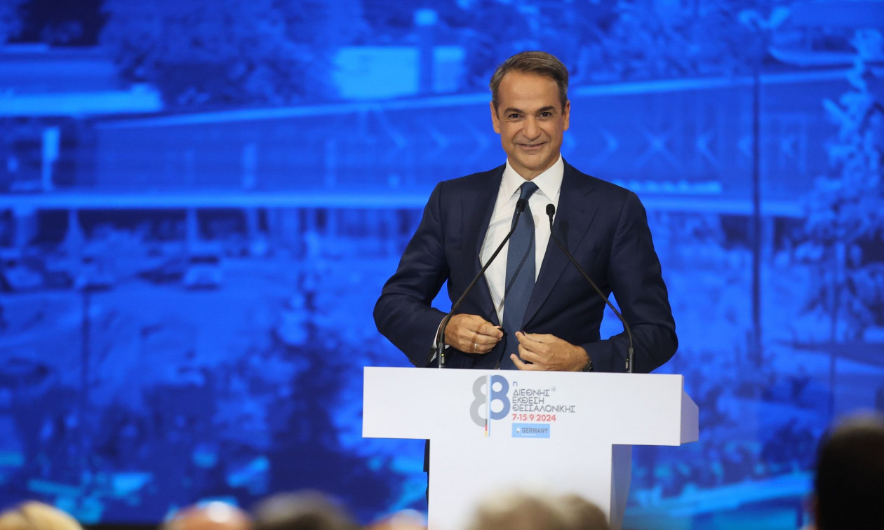 Πρωθυπουργός Κυριάκος Μητσοτάκης στη ΔΕΘ