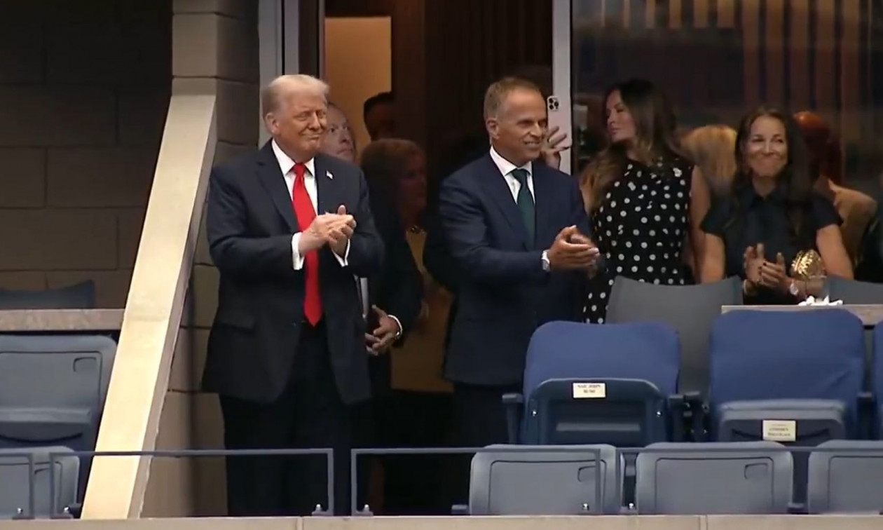Ντόναλντ Τραμπ στο US Open