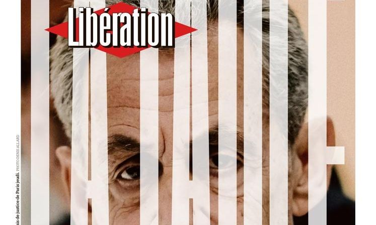 Συγκλονιστική αντίδραση της Liberation στην καταδίκη Σαρκοζί.
