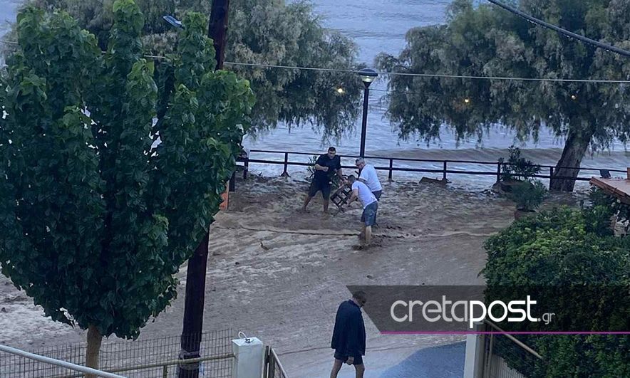 Καταστροφές από κακοκαιρία στο Δήμο Μινώα Πεδιάδας