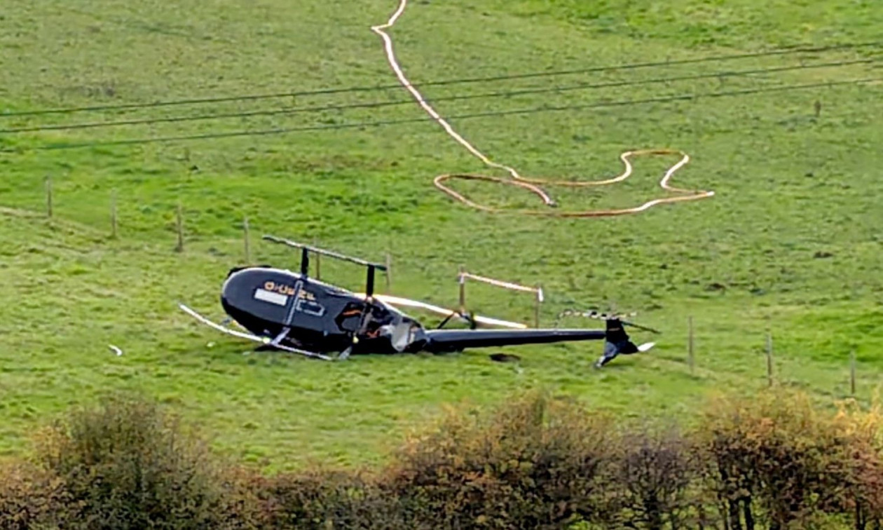 Βρετανία:  Συντριβή ελικοπτέρου σε χωράφι κοντά στο Ντόνκαστερ