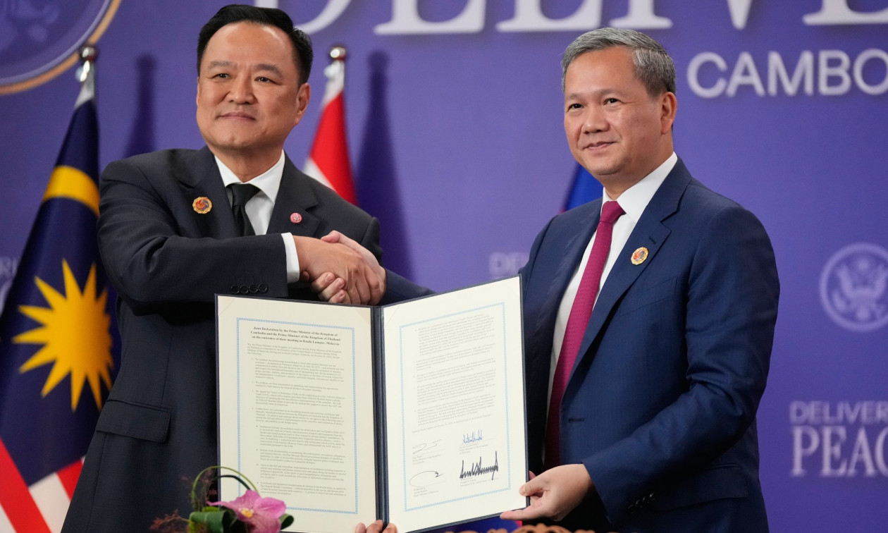 Η Ταϊλάνδη αναστέλλει τη συμφωνία εκεχειρίας με την Καμπότζη - Την είχε συνυπογράψει ο Τραμπ