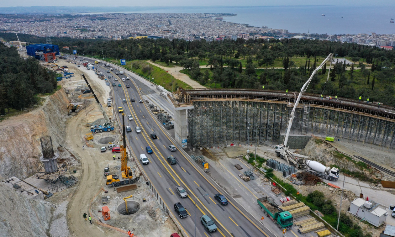 Flyover Θεσσαλονίκης: 12 φωτογραφίες από το έργο που αλλάζει την πόλη - Πότε θα παραδοθεί