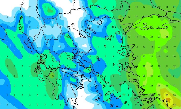 Καιρός: Ψυχρή μάζα κατεβαίνει στην Μεσόγειο - Τι σημαίνει για τις επόμενες ημέρες