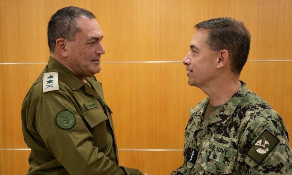 Με τον αρχηγό του Γενικού Επιτελείου του Ισραήλ συναντήθηκε ο Αμερικανός επικεφαλής της CENTCOM