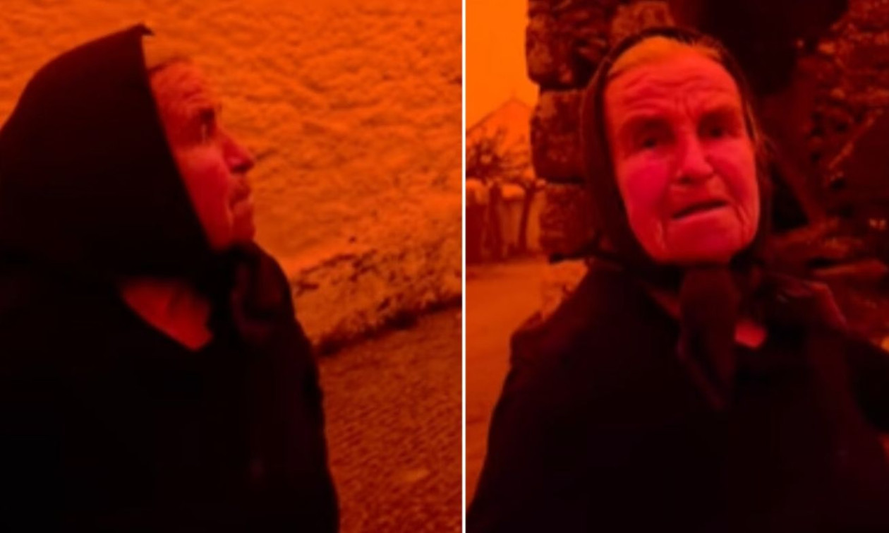 Κρήτη: Η viral γιαγιά νομίζει ότι η αφρικανική σκόνη έφερε την Δευτέρα Παρουσία