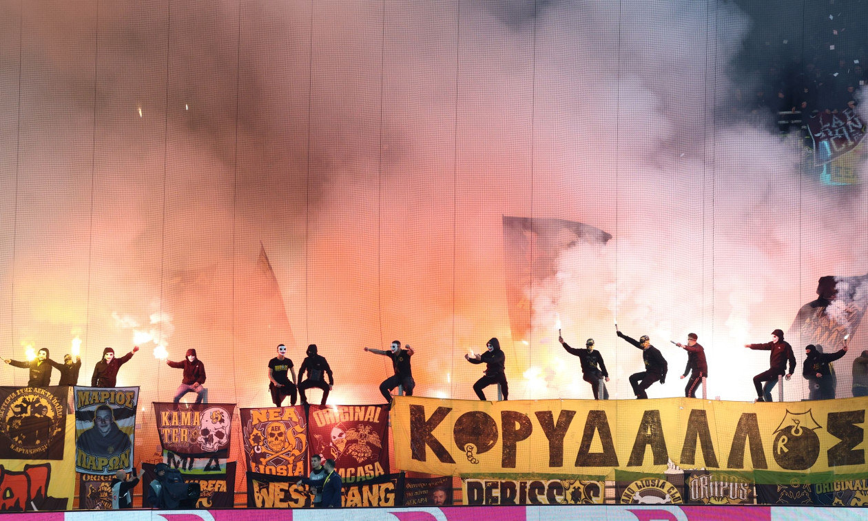 Ολυμπιακός - ΑΕΚ: Με κόσμο στο πλευρό της η «Ένωση» στην τελευταία προπόνηση της Allwyn Arena