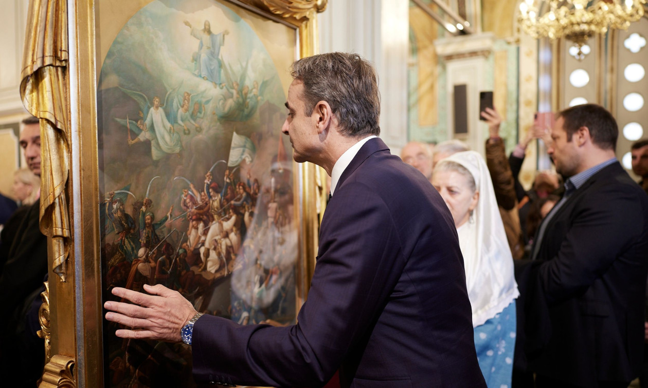 Ο Κυριάκος Μητσοτάκης στις επετειακές εκδηλώσεις για τα 200 χρόνια από την έξοδο του Μεσολογγίου