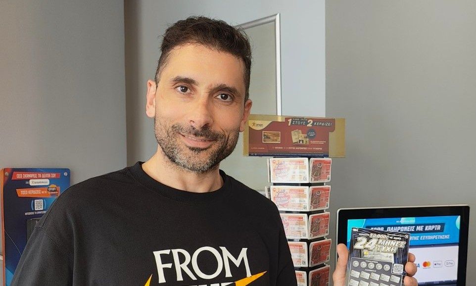 ΣΚΡΑΤΣ: Μεγάλος νικητής σε κατάστημα Allwyn της Πάτρας - Θα λαμβάνει 50.000 ευρώ κάθε μήνα