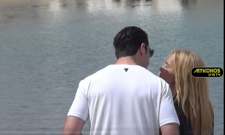 Ντορέττα Παπαδημητρίου: Πάσχα στη Μύκονο με τον Γιώργο Γεροντιδάκη - Το φιλί του ζευγαριού