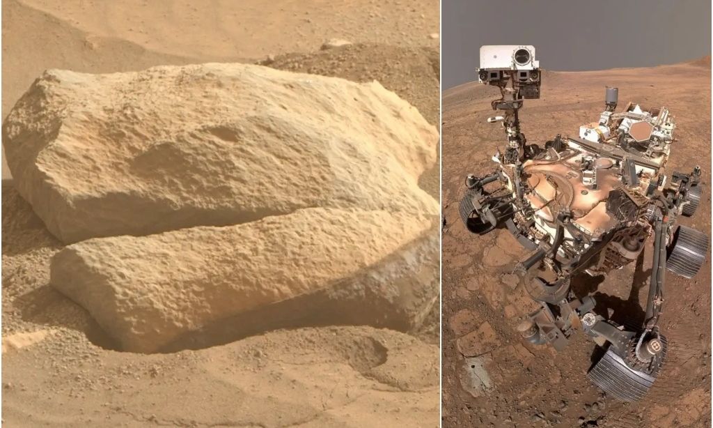 Μυστήριο στον πλανήτη Αρη: Βράχος που θυμίζει κρανίο δεινοσαύρου «τρελαίνει» το διαδίκτυο