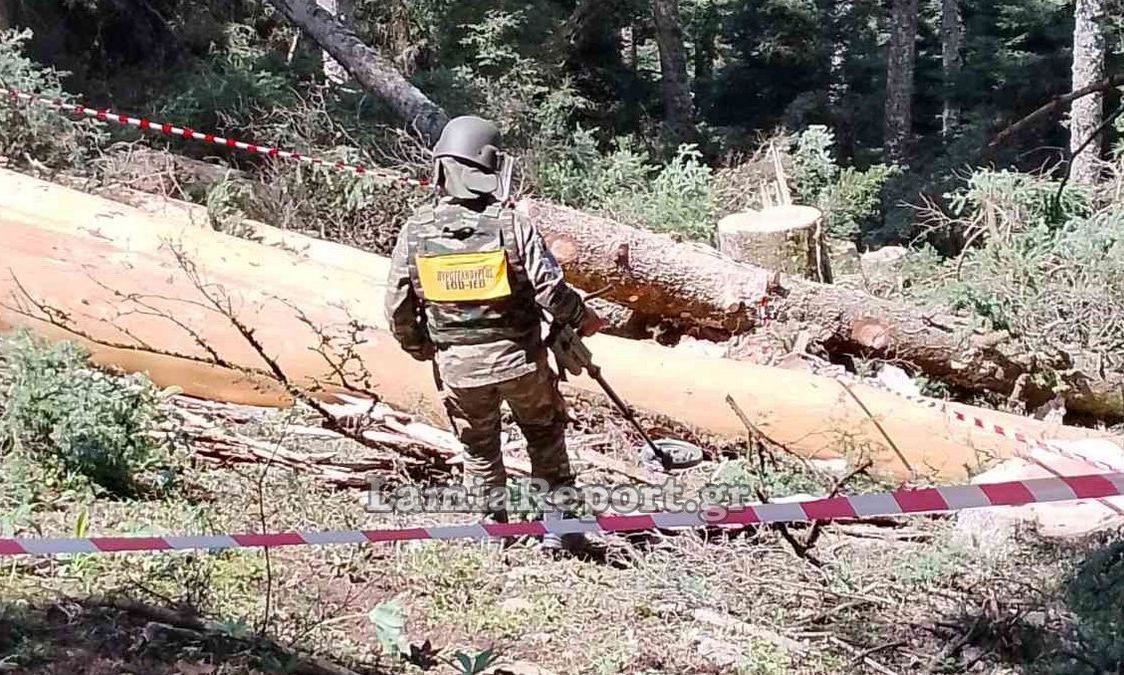 Ευρυτανία: Εντοπίστηκε χειροβομβίδα σε δάσος έξω από το χωριό Νόστιμο