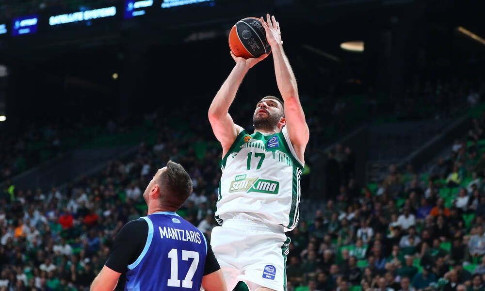 Παναθηναϊκός-Μύκονος 97-76: Με «καυτό» Ρογκαβόπουλο και το μυαλό στη Βαλένθια