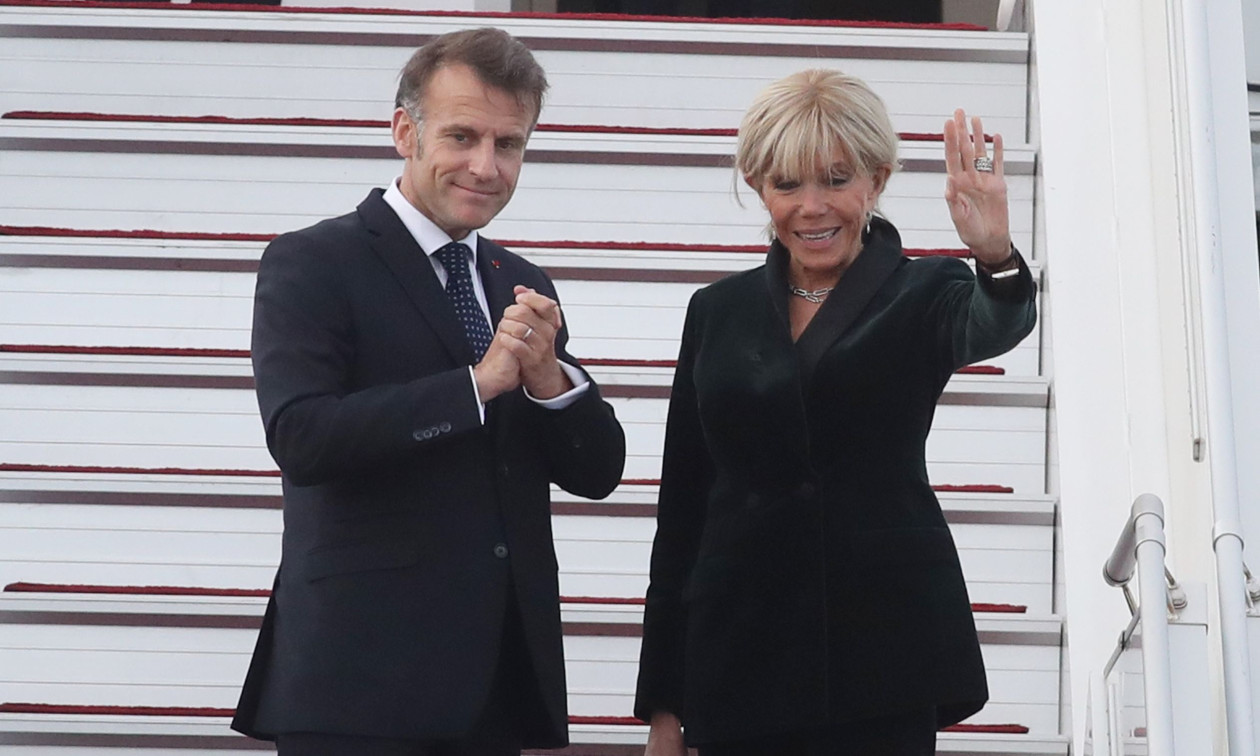 Αναχώρησε από την Αθήνα το ζεύγος Μακρόν