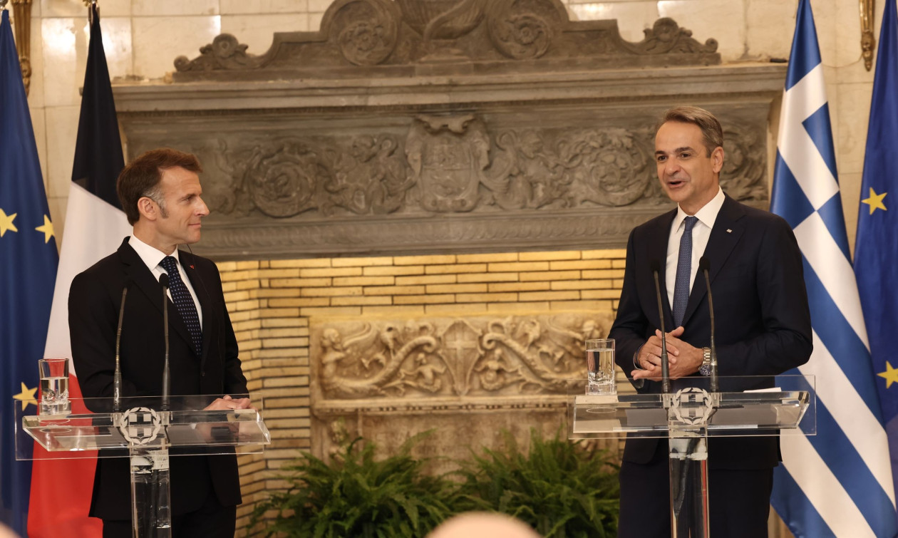 Μακρόν στην Τουρκία: Αδιαπραγμάτευτη η ρήτρα αμοιβαίας συνδρομής - Μητσοτάκης: Μπετον αρμέ το 42/7
