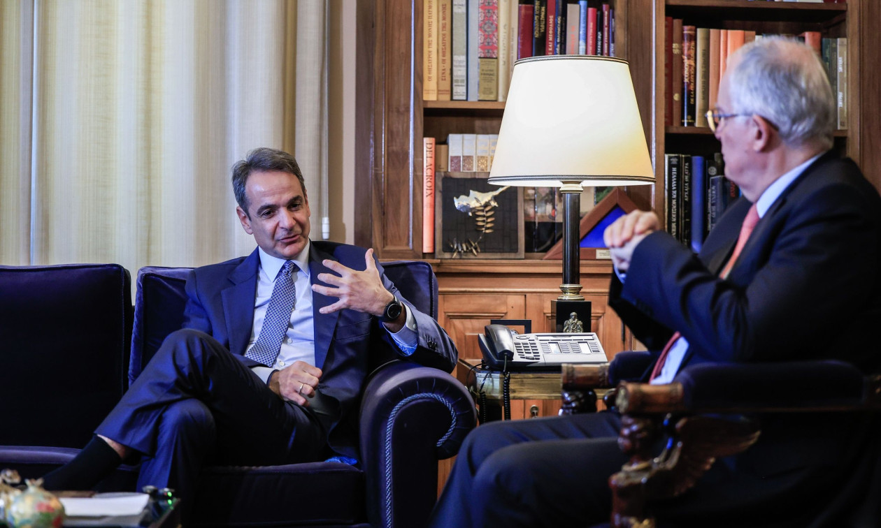 Συνάντηση Μητσοτάκης Τασούλα στο Προεδρικό Μέγαρο