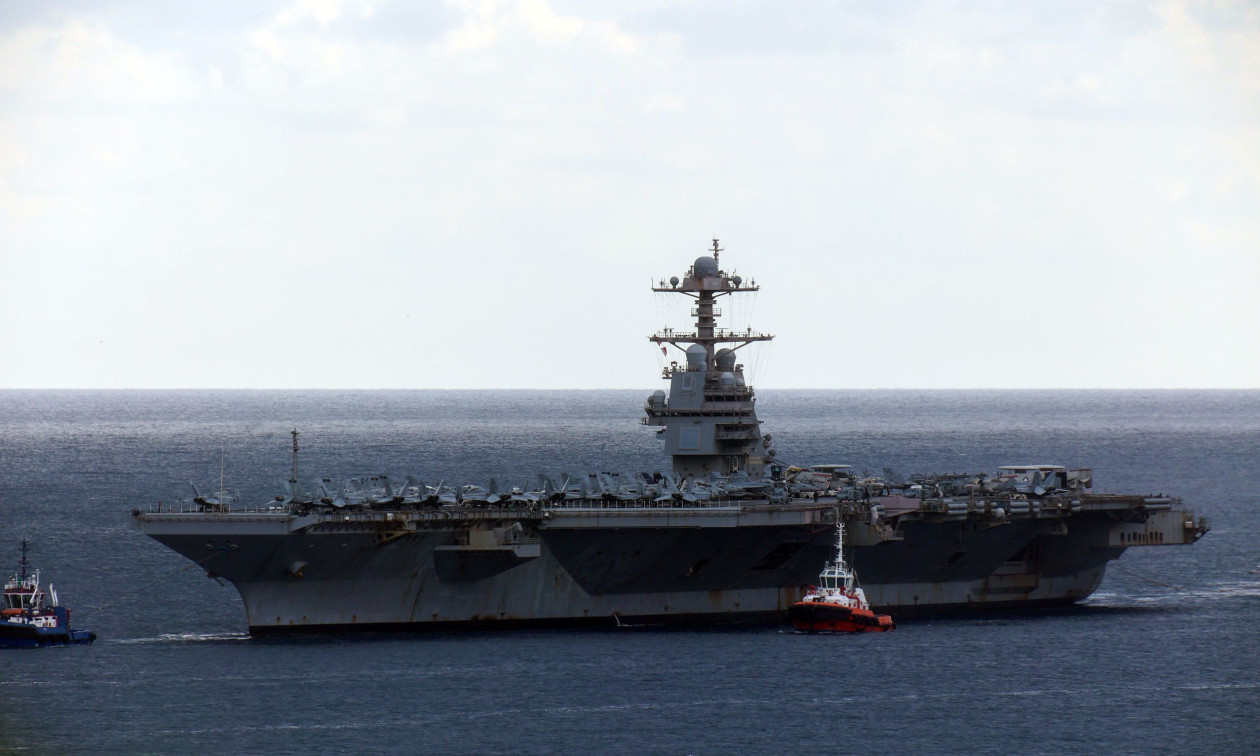 WP: Το αεροπλανοφόρο Gerald Ford αποπλέει από τη Μέση Ανατολή