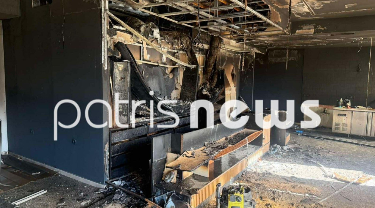 Γαστούνη: Έκαψαν το μαγαζί του περιπτερά που είχε ξυλοκοπηθεί άγρια από ομάδα ρομά