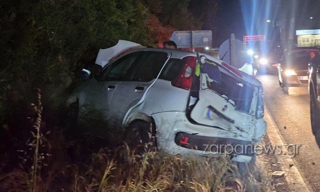 Χανιά: Τραυματίστηκαν γονείς και παιδί σε σοβαρό τροχαίο