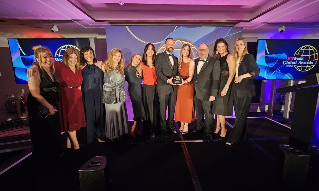 Διεθνής διάκριση της SOCIALDOO στα PR Week Global Awards στο Λονδίνο