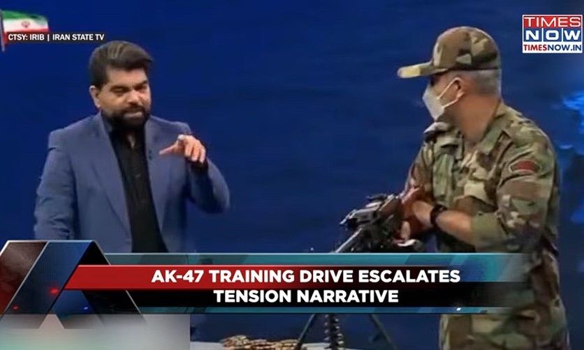«Μαθήματα» live στην ιρανική τηλεόραση - Πώς να ρίχνετε με όπλο AK-47