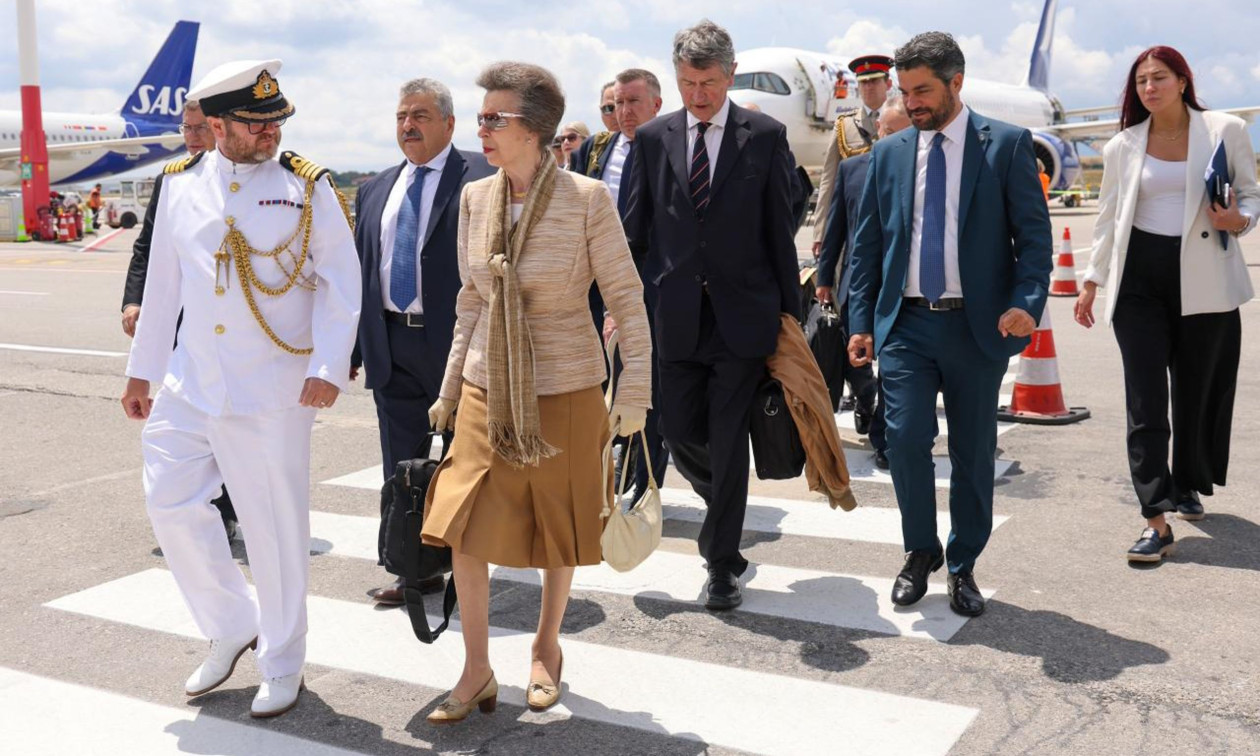 Χανιά: Η Πριγκίπισσα Άννα τίμησε τους ήρωες της Μάχης της Κρήτης στο Μάλεμε