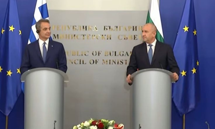 Live οι δηλώσεις Μητσοτάκη και Ράντεφ στη Βουλγαρία