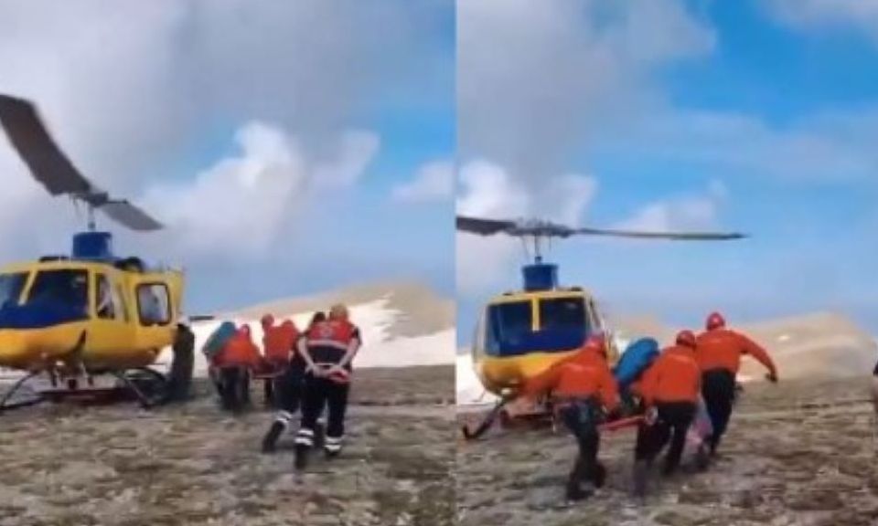 Βίντεο από την επιχείρηση διάσωσης του 59χρονου Τσέχου στον Όλυμπο