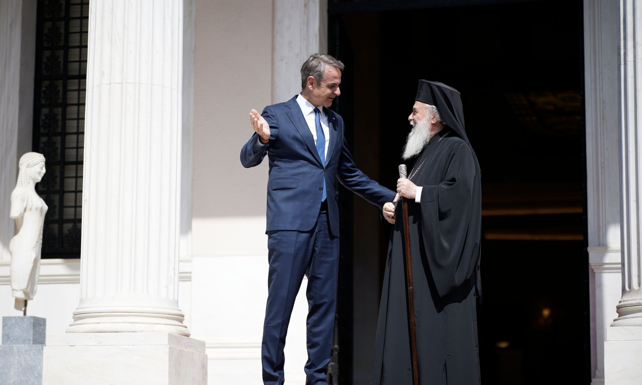 Πατριάρχης Ιεροσολύμων στη συνάντηση με Μητσοτάκη: «Ο Τραμπ 