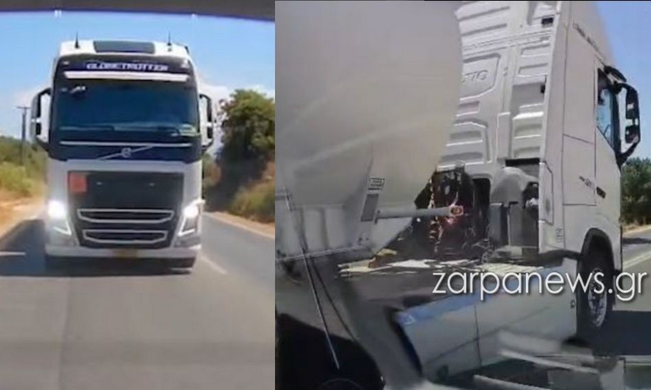 Χανιά: Οδηγός βυτιοφόρου κάνει επικίνδυνη προσπέραση στον δρόμο του Αεροδρομίου 