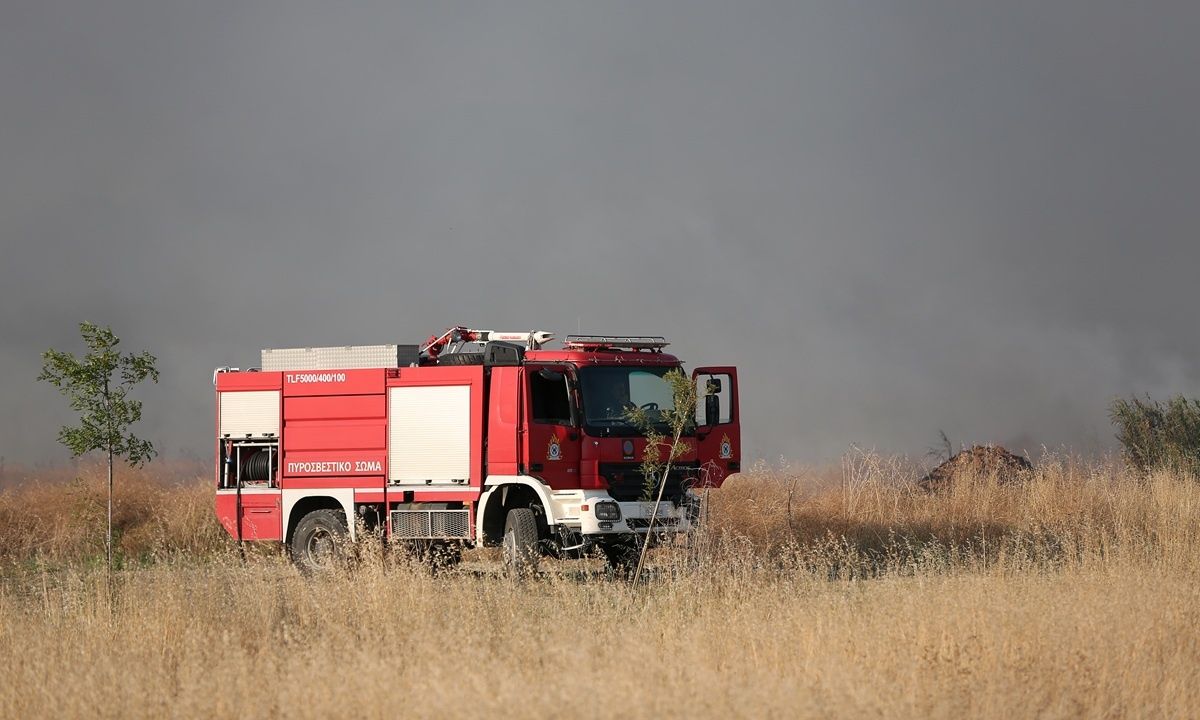 Θεσσαλονίκη: Συναγερμός στην Πυροσβεστική για φωτιά κοντά στον Λαγκαδά
