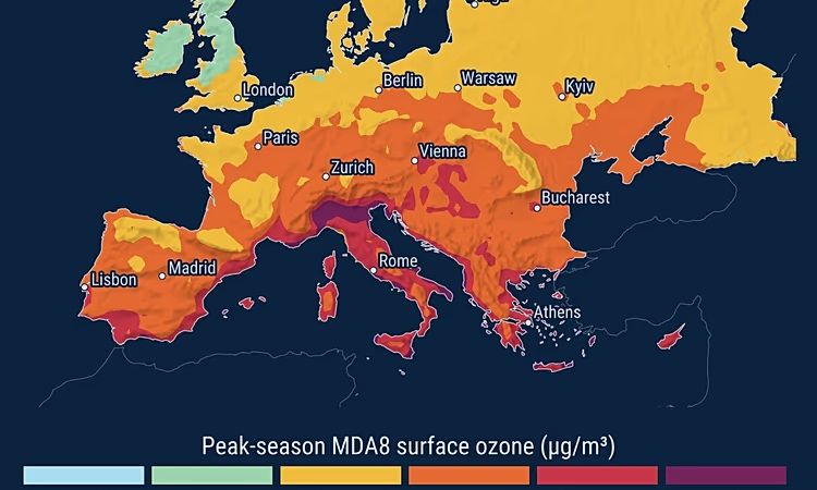 Συναγερμός για το επιφανειακό όζον: Στο έλεος του τοξικού ρύπου η Νότια Ευρώπη