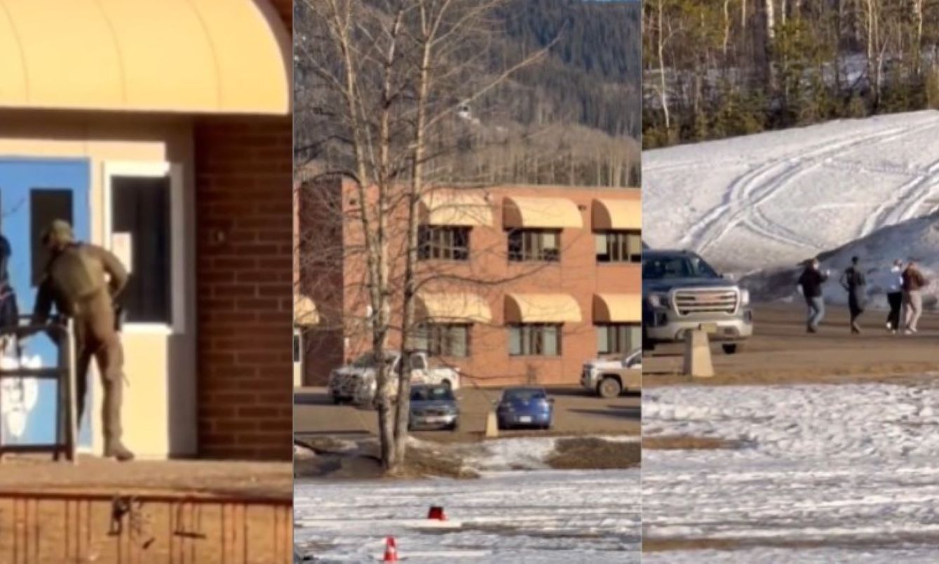 Μακελειό στον Καναδά με 10 νεκρούς: Βίντεο από το σχολείο την ώρα της επίθεσης – Αστυνομικός μπαίνει στο κτίριο