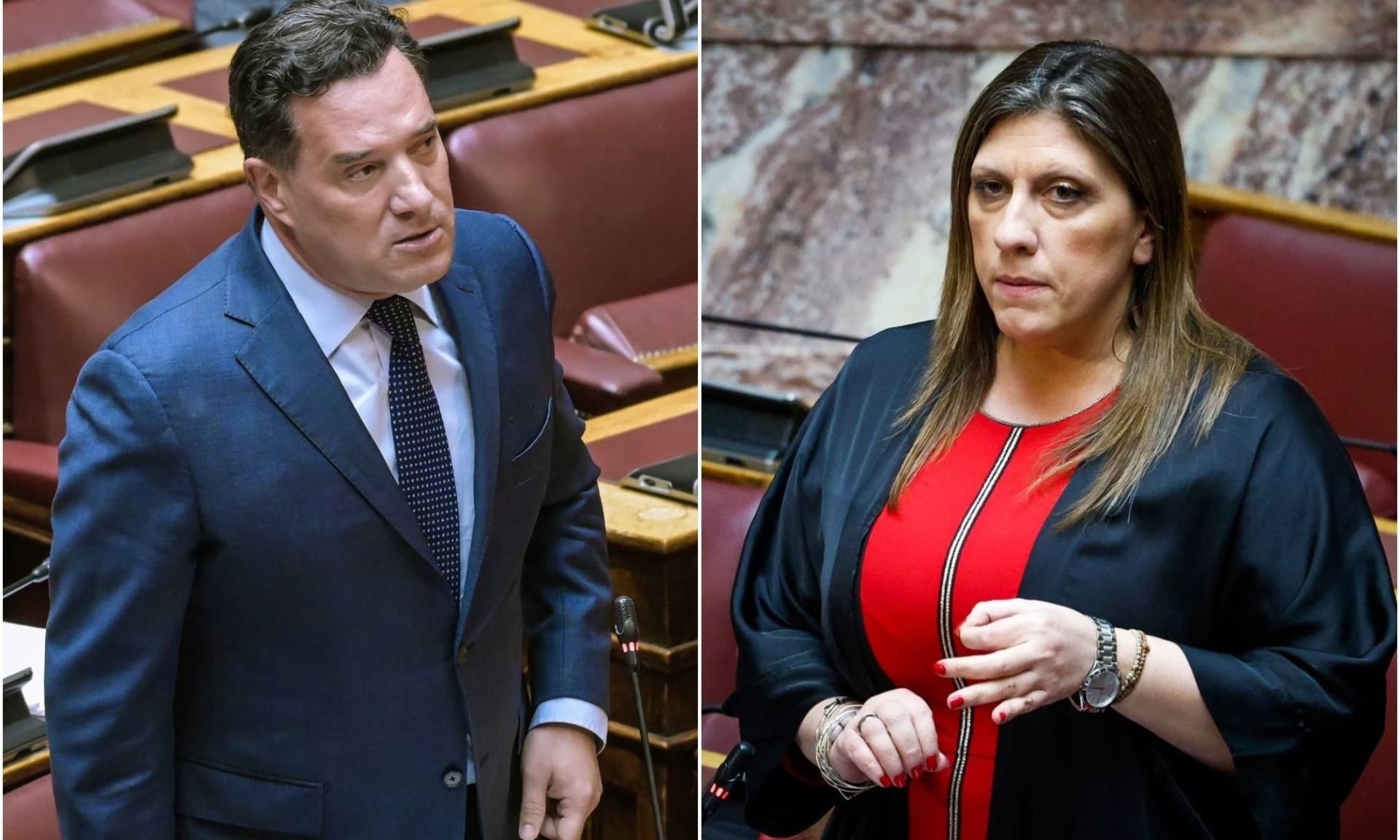 Στα άκρα η Κωνσταντοπούλου μετά τον καυγά στη Βουλή: Δημοσίευσε sms στον Χρυσοχοΐδη - Νέα απάντηση Άδωνι: «Μπήκε με robe de chambre στο αστυνομικό τμήμα»