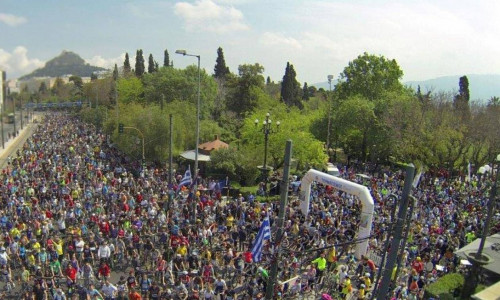 Στην τελική ευθεία ο 24ος Ποδηλατικός Γύρος Αθήνας - Πάρε το ποδήλατό σου κι έλα!