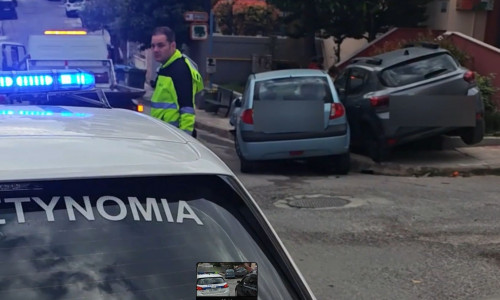Αγία Βαρβάρα: Σφοδρό τροχαίο έξω από παιδικό σταθμό