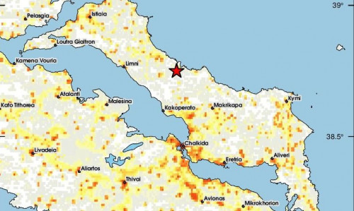 Σεισμός στη Βόρεια Εύβοια – Δύο μετασεισμοί μετά τα 4,5 Ρίχτερ στο Προκόπι