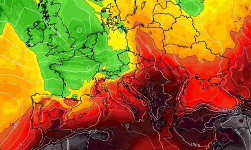 Καιρός: Το GFS... καίει τα πάντα για 72 ώρες - Πότε βλέπουν οι Αμερικανοί να πέφτουμε από τους 43