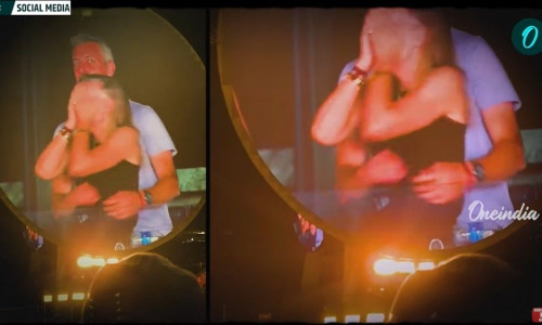 «Kiss cam» στη συναυλία των Coldplay: Νέο βίντεο δείχνει τι έκανε το ζευγάρι προτού τους «τσακώσουν»
