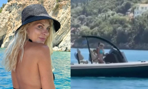 Ελένη Μενεγάκη: Συνεχίζει το tour της στο Ιόνιο - Μετά τους Παξούς στην Ιθάκη η παρουσιάστρια