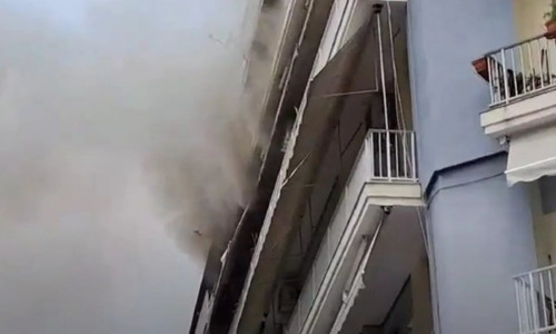 Διαμέρισμα στις Σέρρες τυλίχθηκε στις φλόγες - Εκτεταμένες ζημιές