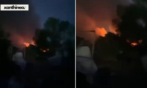 Φωτιά τώρα στην Ξάνθη στην περιοχή Πόρτο Λάγος - Δείτε βίντεο